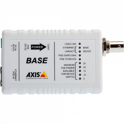 AXIS T8641 PoE+ over Coax Base - Product support | Axis Communications