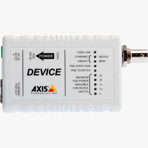 AXIS T8642 PoE+ over Coax Device | Axis Communications