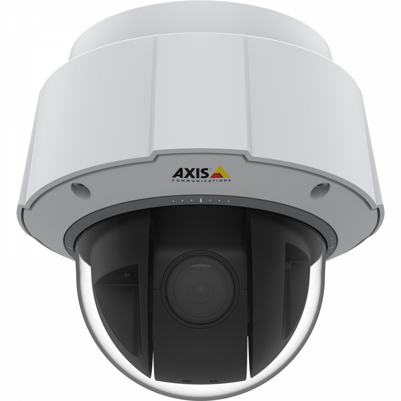 IP Camera AXIS q6075 ma certyfikat TPM, FIPS 140-2 poziom 2 i wbudowane funkcje analizy. Obraz jest przedstawiony z przodu