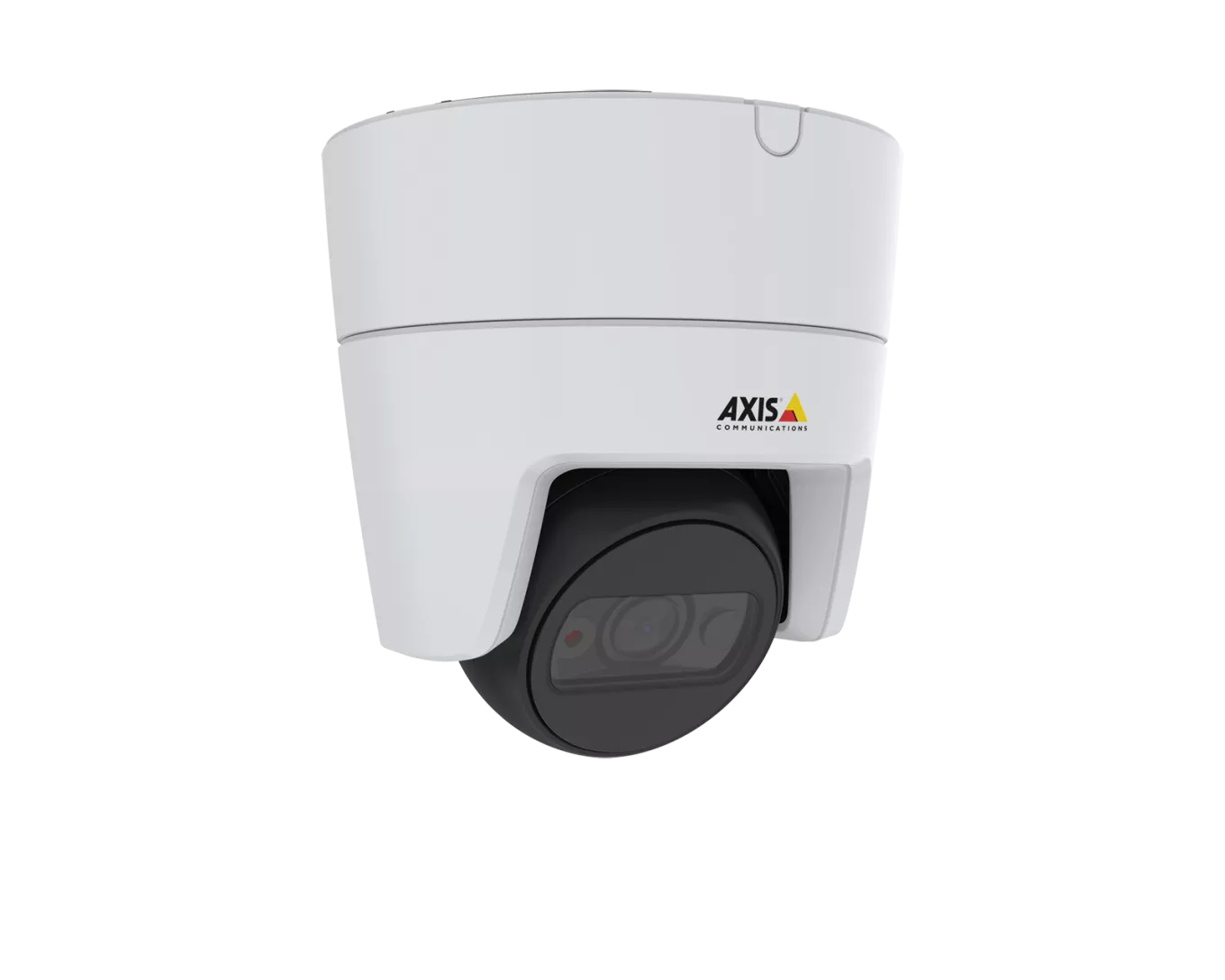 AXIS M3115-LVE IP Camera montada en el techo desde el ángulo derecho 