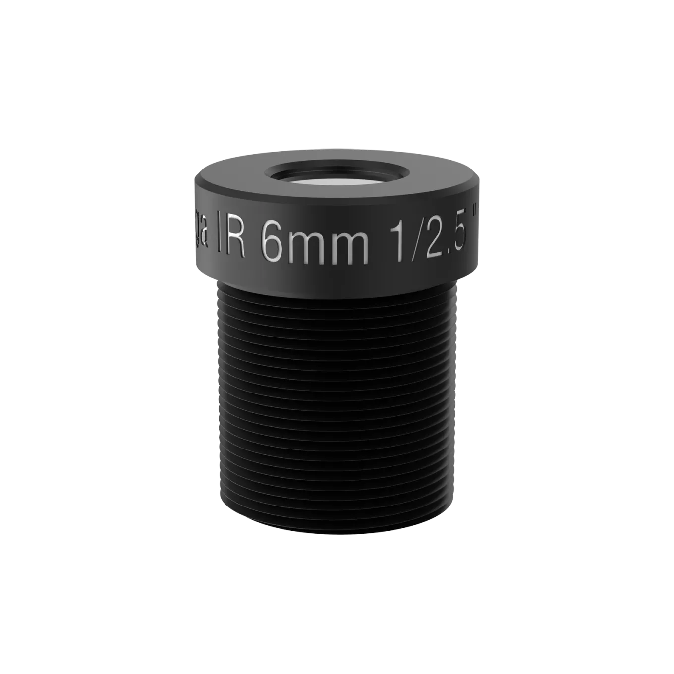 Lens M12 6 mm F1.6, viewed from its front