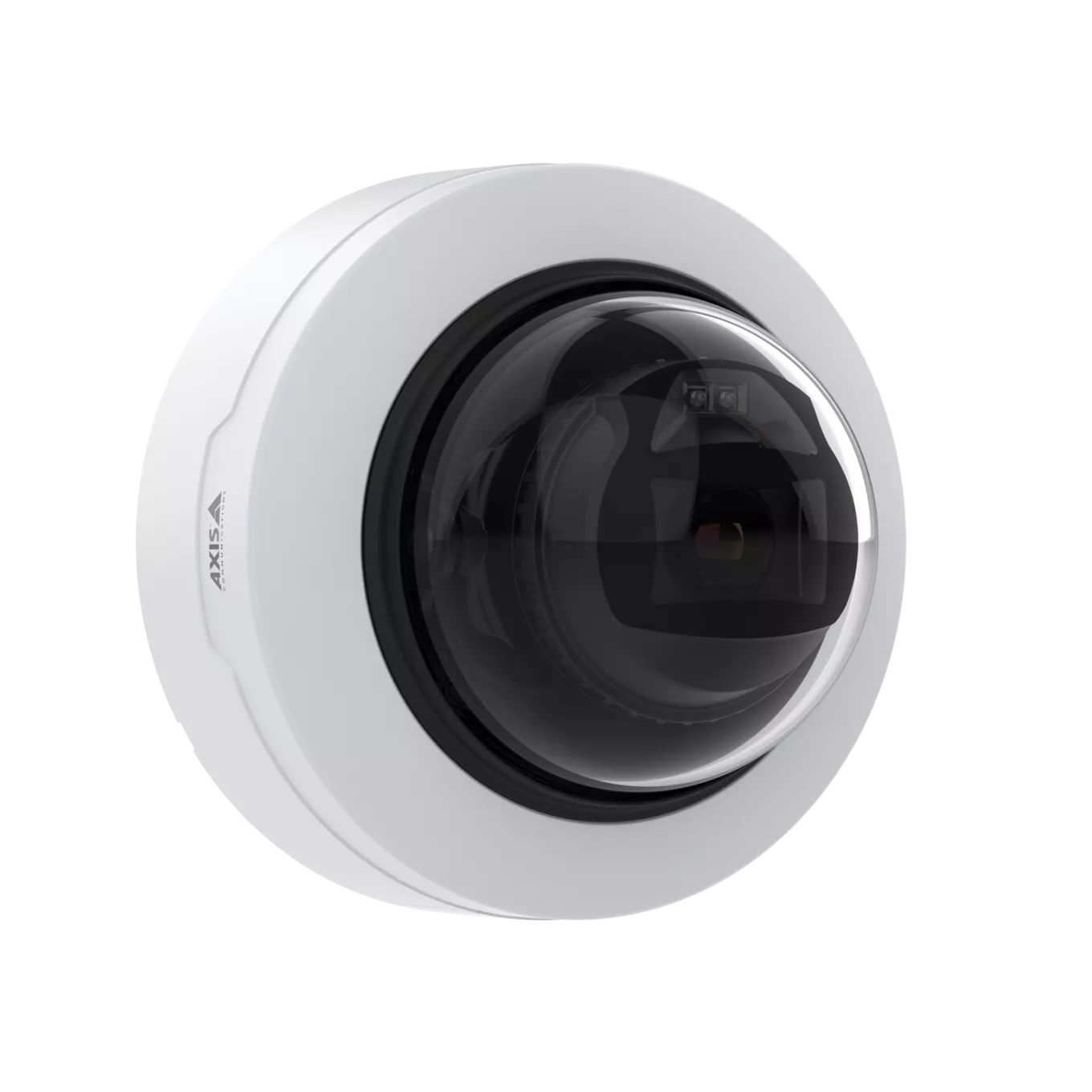 壁に取り付けられたAXIS P3265-LV Dome Camera、右から見た図