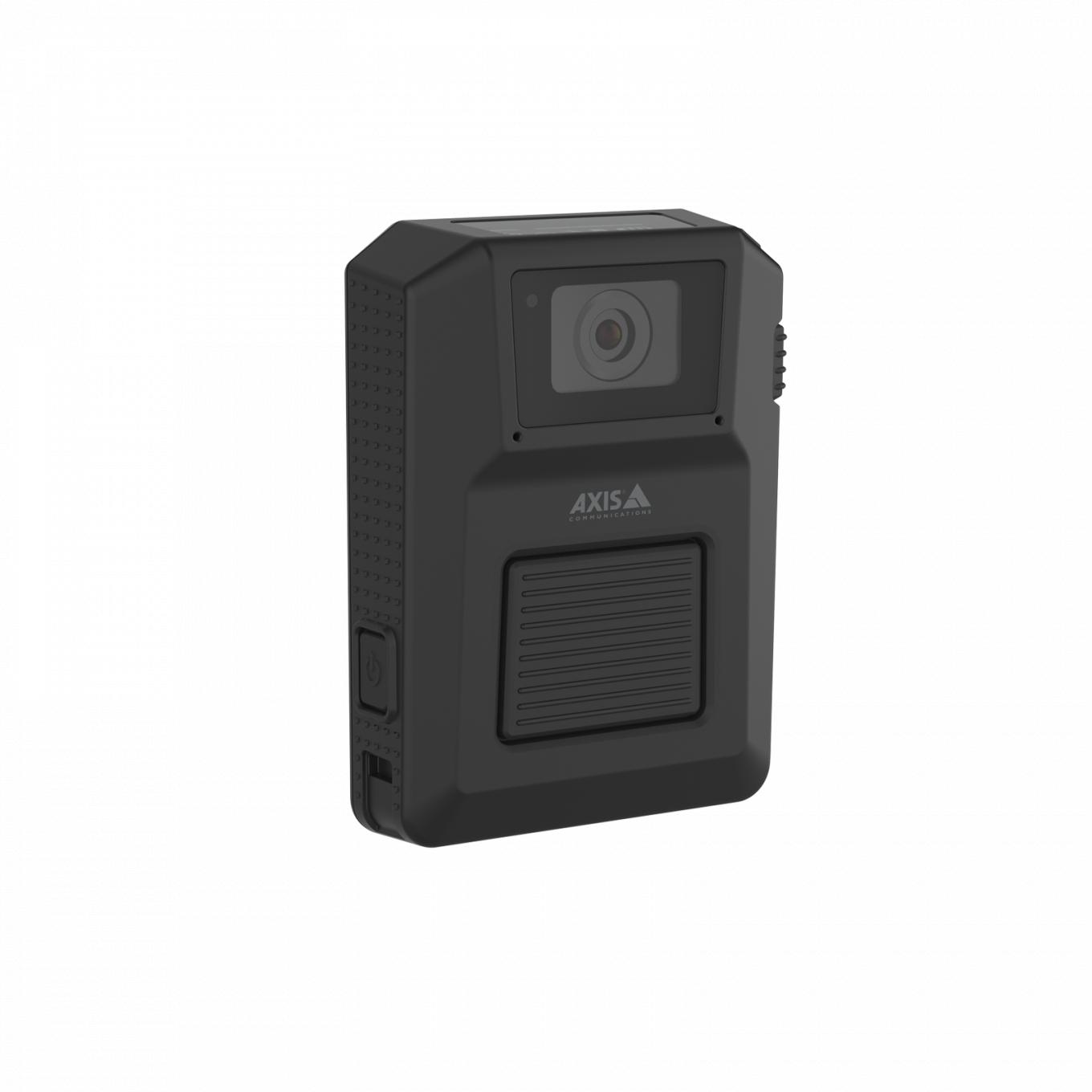 AXIS W101 Body Worn Camera (黒色)、右から見た図