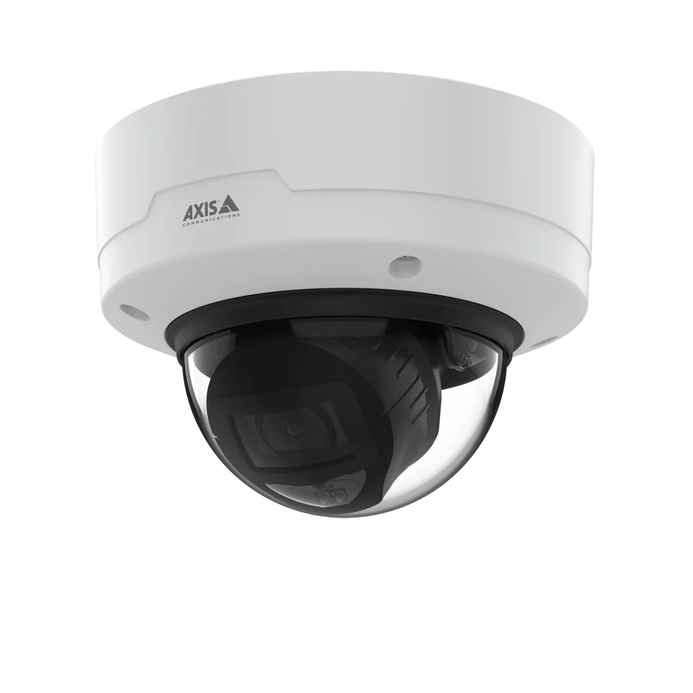 AXIS P3267-LV Dome Camera mounted in ceiling from left