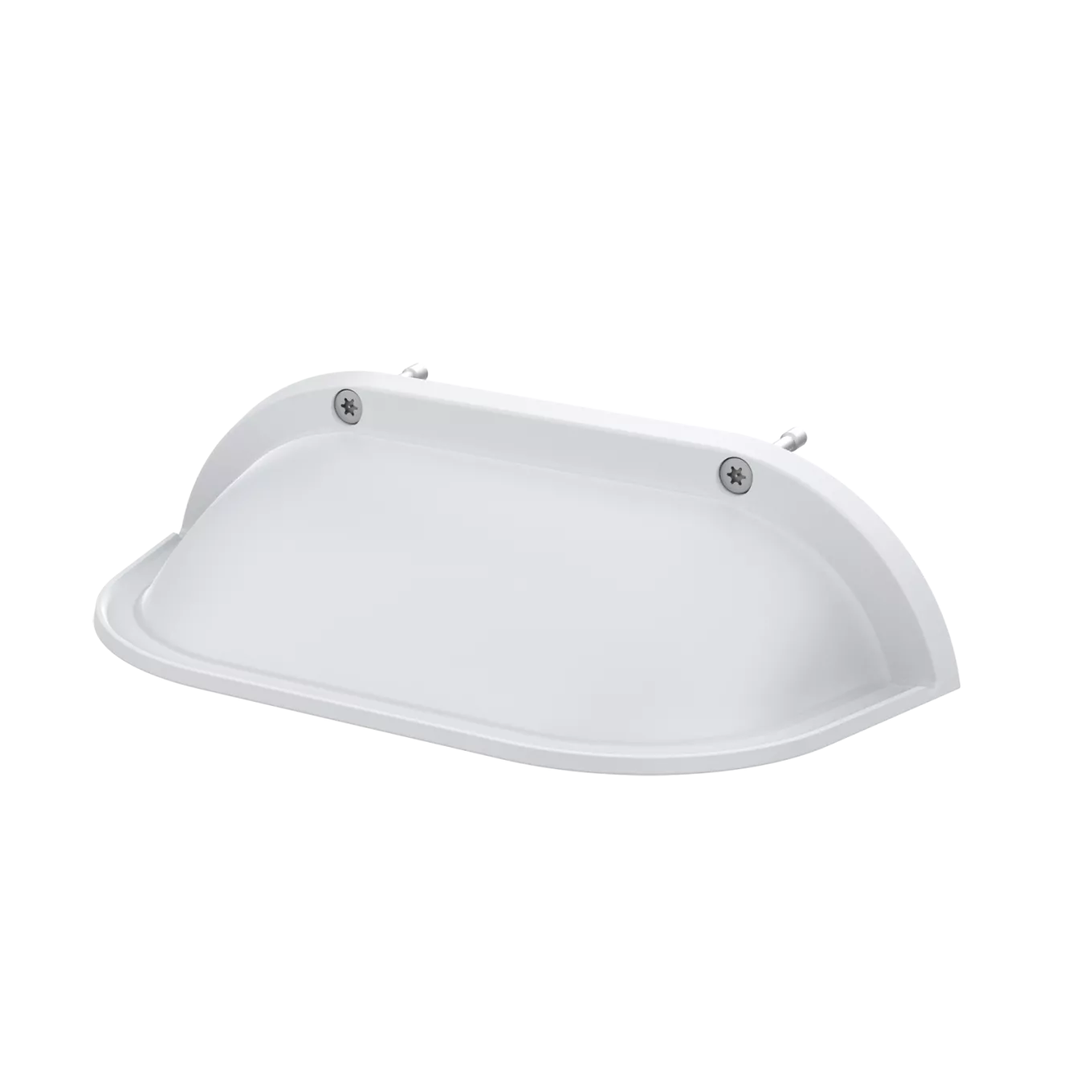 White AXIS TP3811 Weathershield, left angle