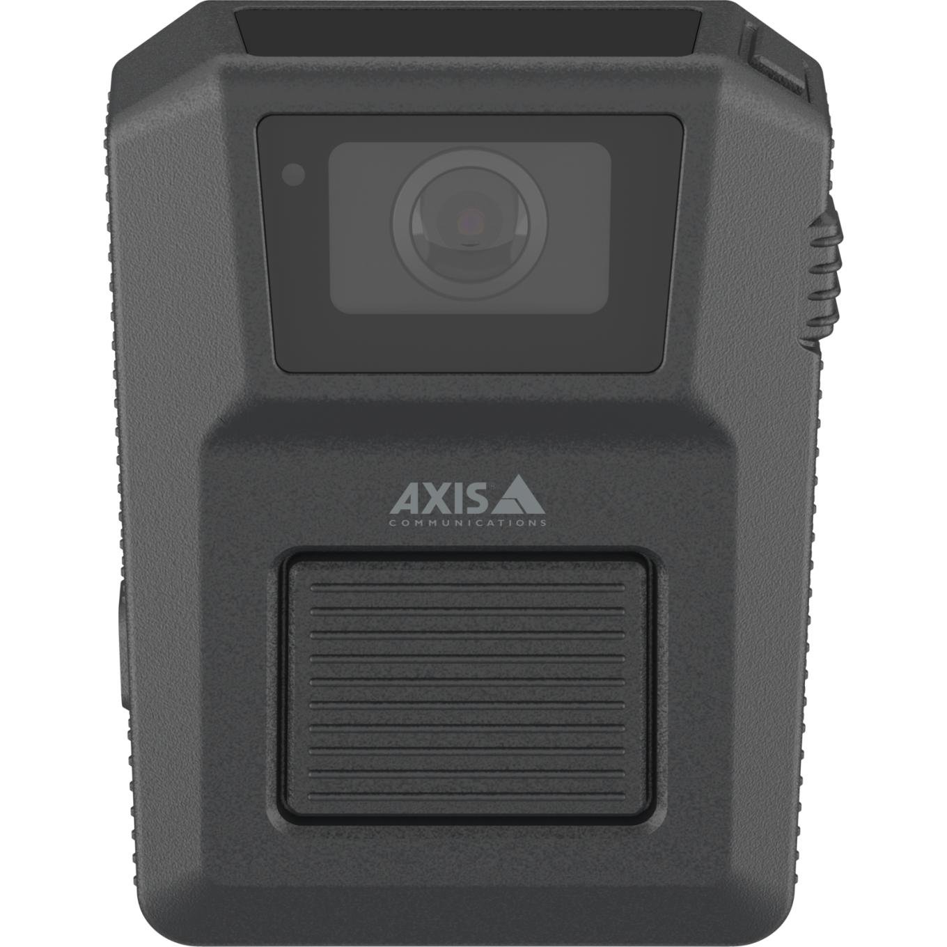 AXIS W102 Body Worn Camera negra, parte delantera