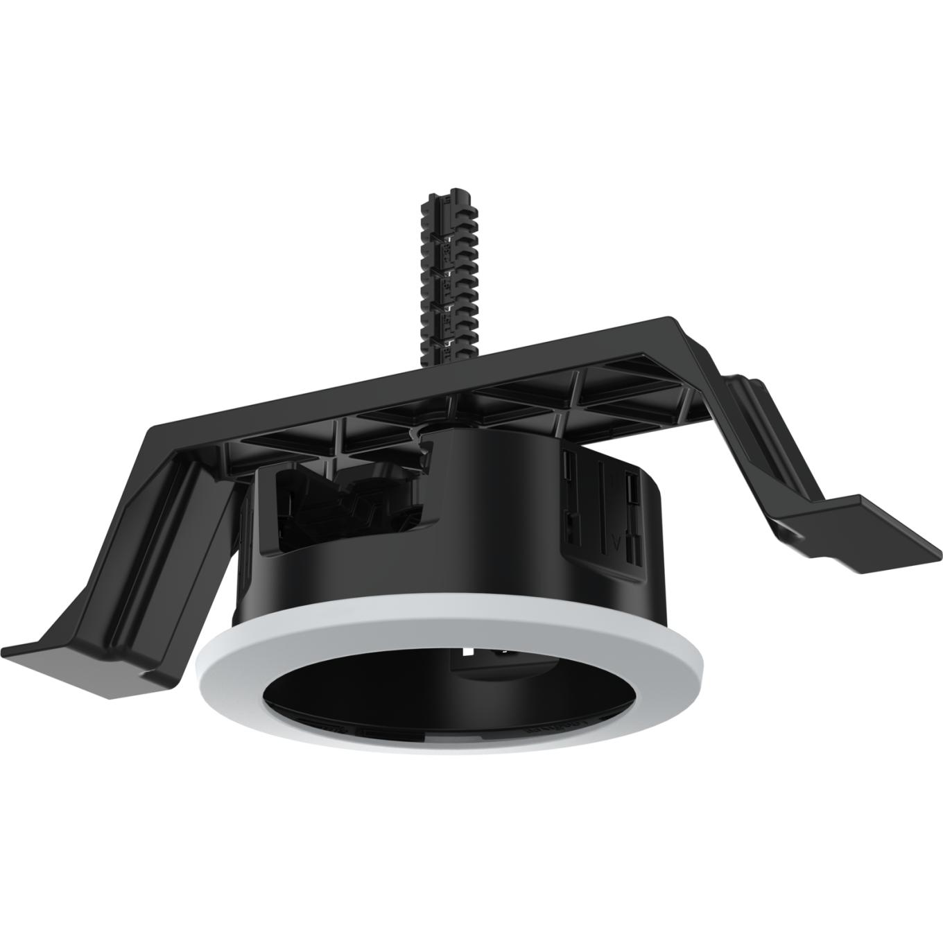 AXIS TM3212-RE Recessed Mount negro, visto desde el ángulo izquierdo